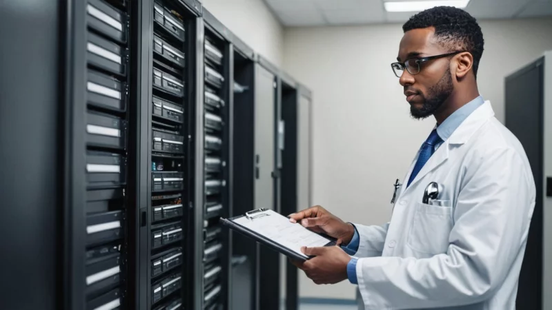 data backup, helsepolitikk, gjenoppretting, cybersikkerhet, samsvar, databeskyttelse, beste praksis